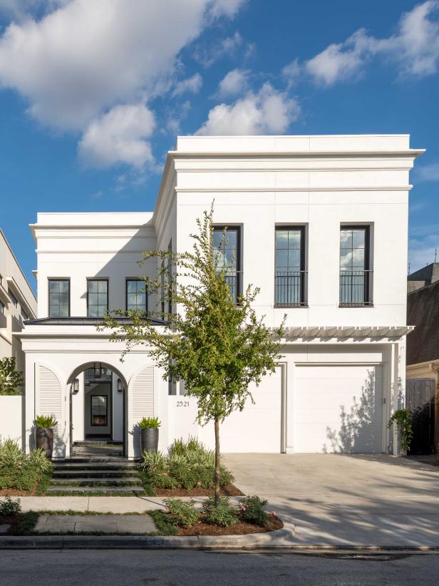 Modern Neoclassical Home Exterior