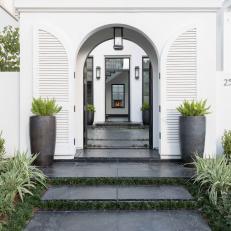 Modern Neoclassical Home Entryway