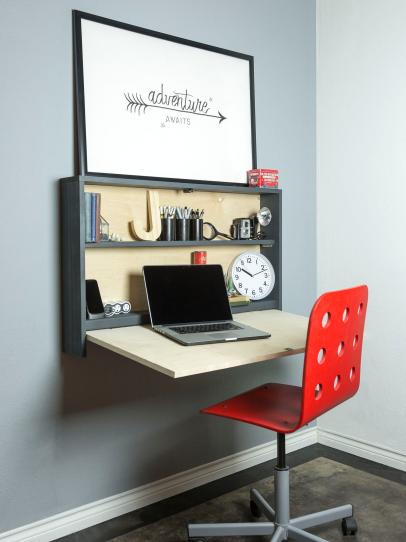 Original Desk Wall Mounted Folding Desk Space Saving Desk Office