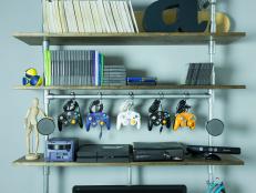 Create a video game station with all the necessary conveniences.