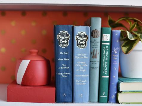 The Brightest on the Shelf: Two-Toned Bookends With Hidden Storage