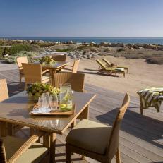 Oceanside Deck With Outdoor Dining