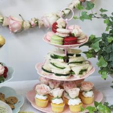 Rose Tea Party Themed Baby Shower