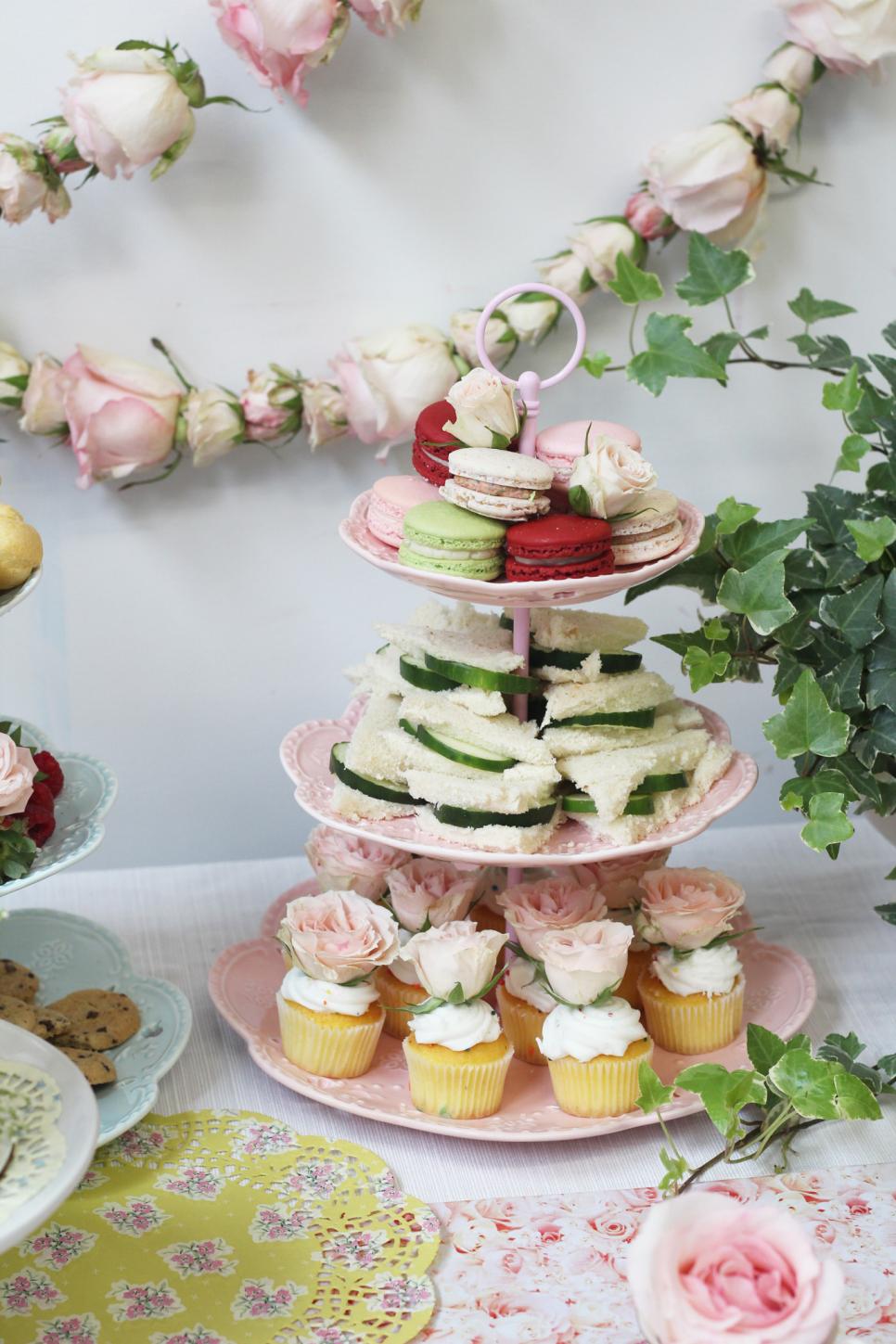Rose Tea Party Themed Baby Shower | HGTV