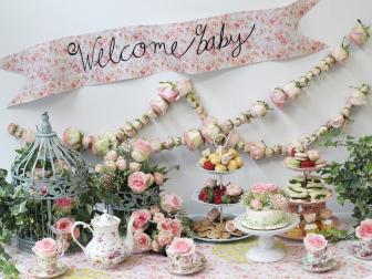 Rose Tea Party Baby Shower