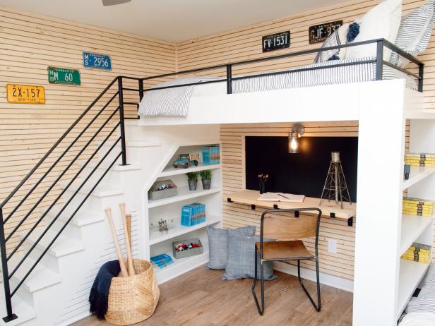 boys loft bedroom