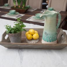 Tray With Lemons and Mint