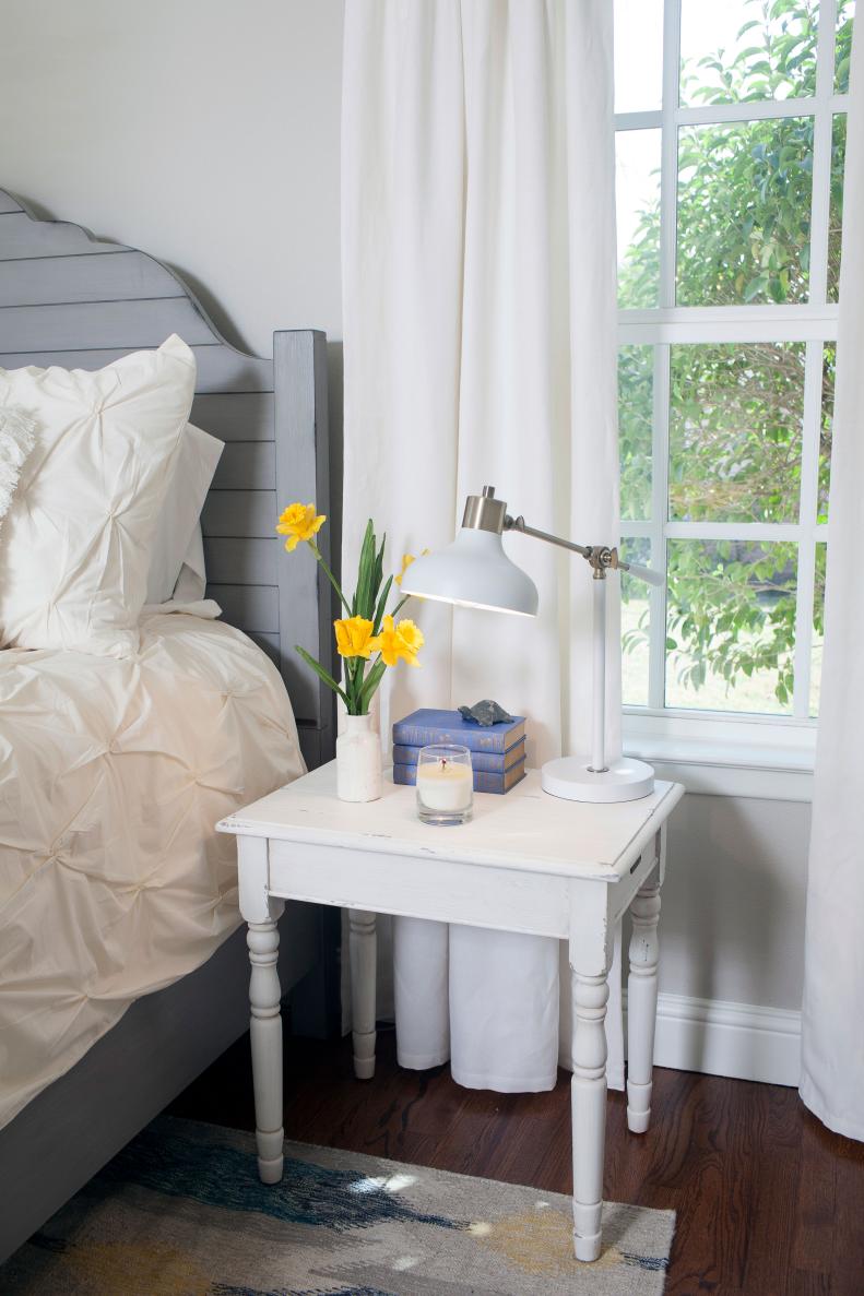Nightstand With Daffodils