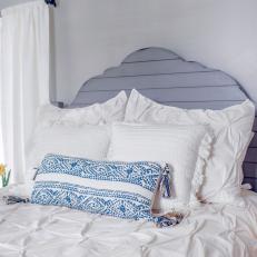 Gray-Blue Cottage Bed