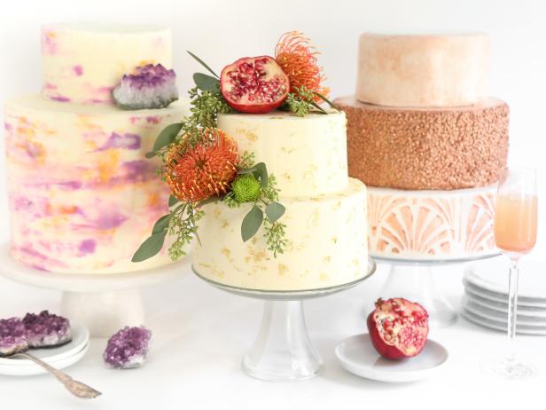 3 Trendy Easy Ways To Decorate A Plain White Wedding Cake - Diy Tiered Wedding Cake
