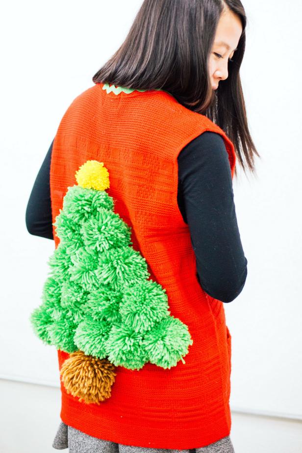 Pom pom christmas on sale sweater