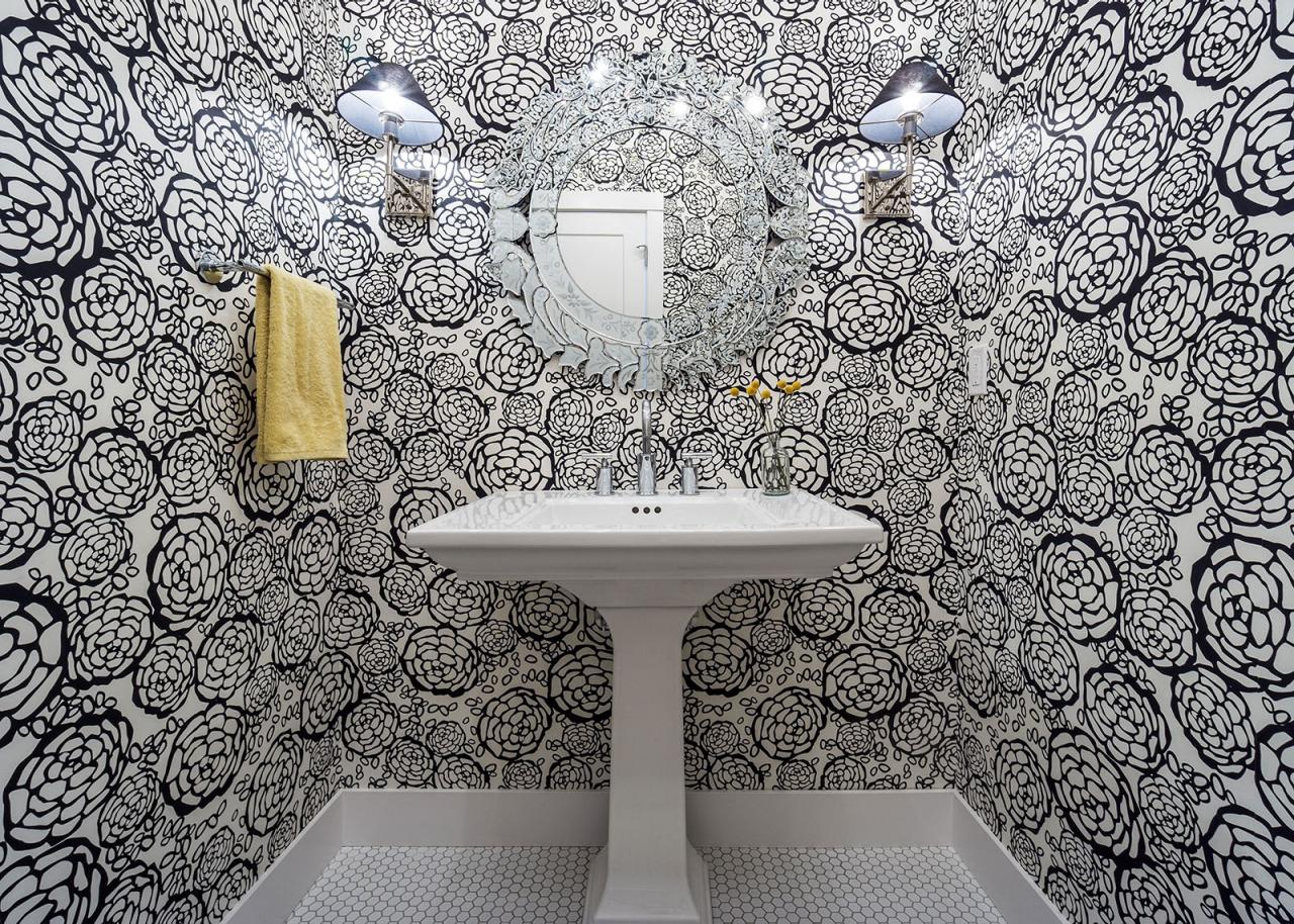 15 Beautiful Reasons To Wallpaper Your Bathroom HGTVs 15 Beautiful Reasons To Wallpaper Your Bathroom HGTVs