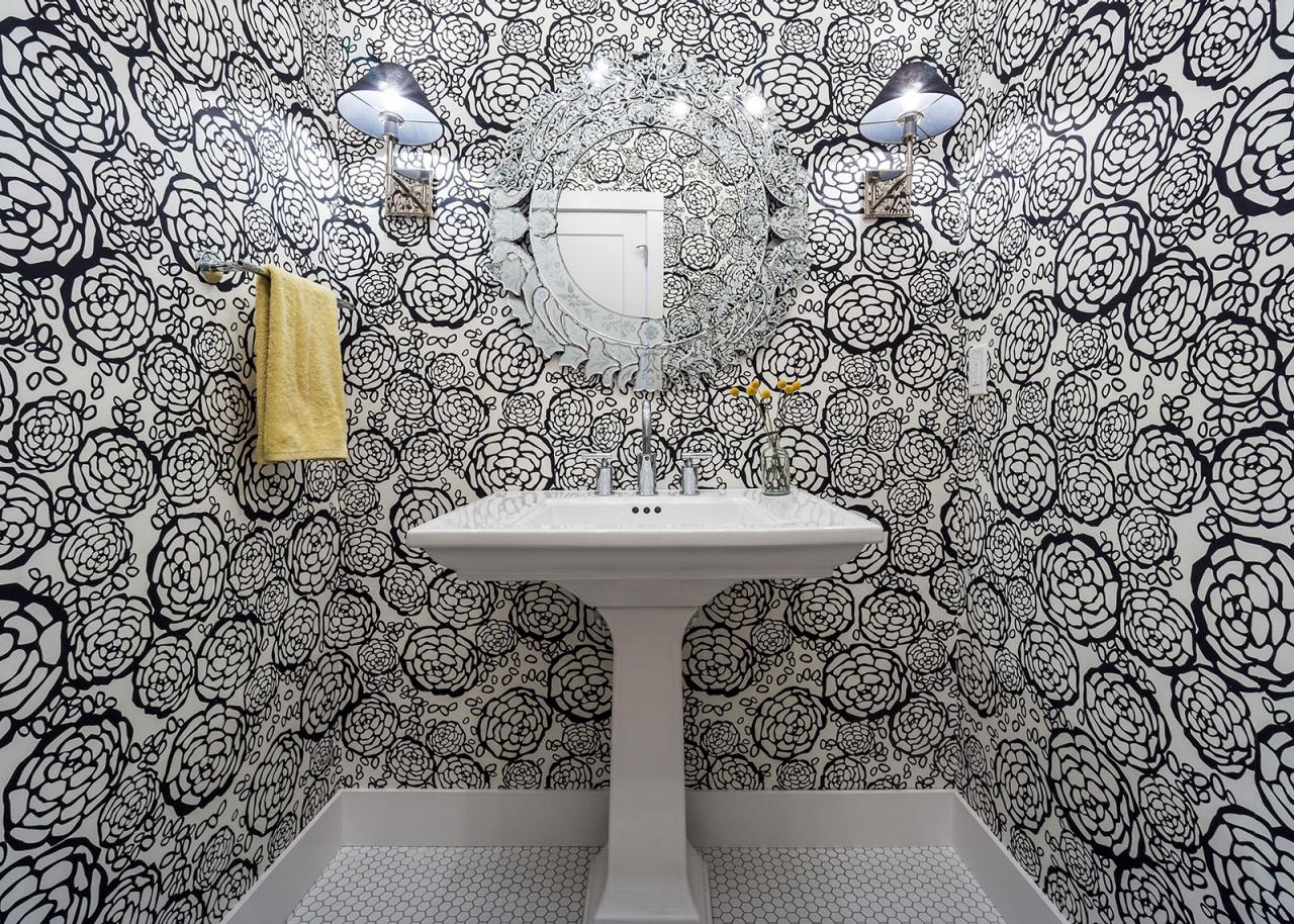 15 Beautiful Reasons To Wallpaper Your Bathroom HGTVs