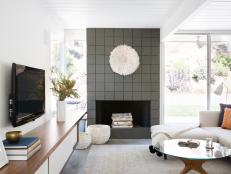 Modern White Living Room 