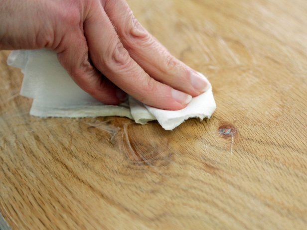 Please a variety of partygoers' palates by sealing a hardwood board to create a food-safe way to serve up a delicious assortment of cured meats, cheeses, nuts and fresh fruit.