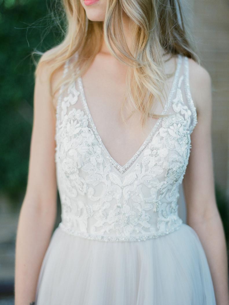 Bride in White Dress