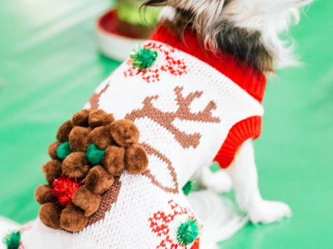 How to Make an Ugly Christmas Sweater for Your Dog