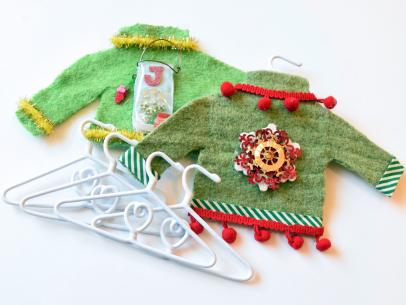 Ugly sweater ornaments on sale diy