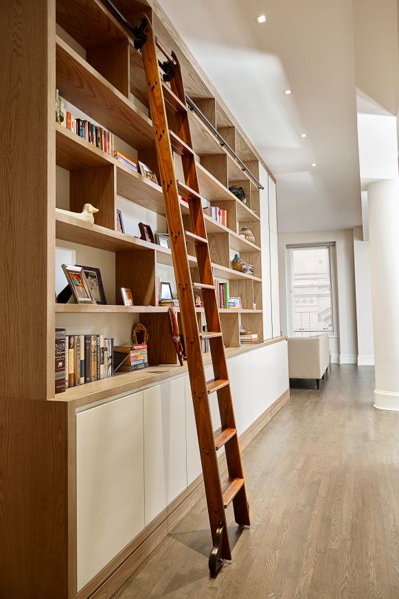 Bookshelf With Ladder
