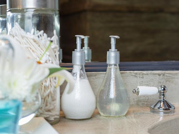 Create Modern Soap Dispensers from Orangina Bottles