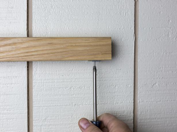 Create a wall mounted screwdriver rack