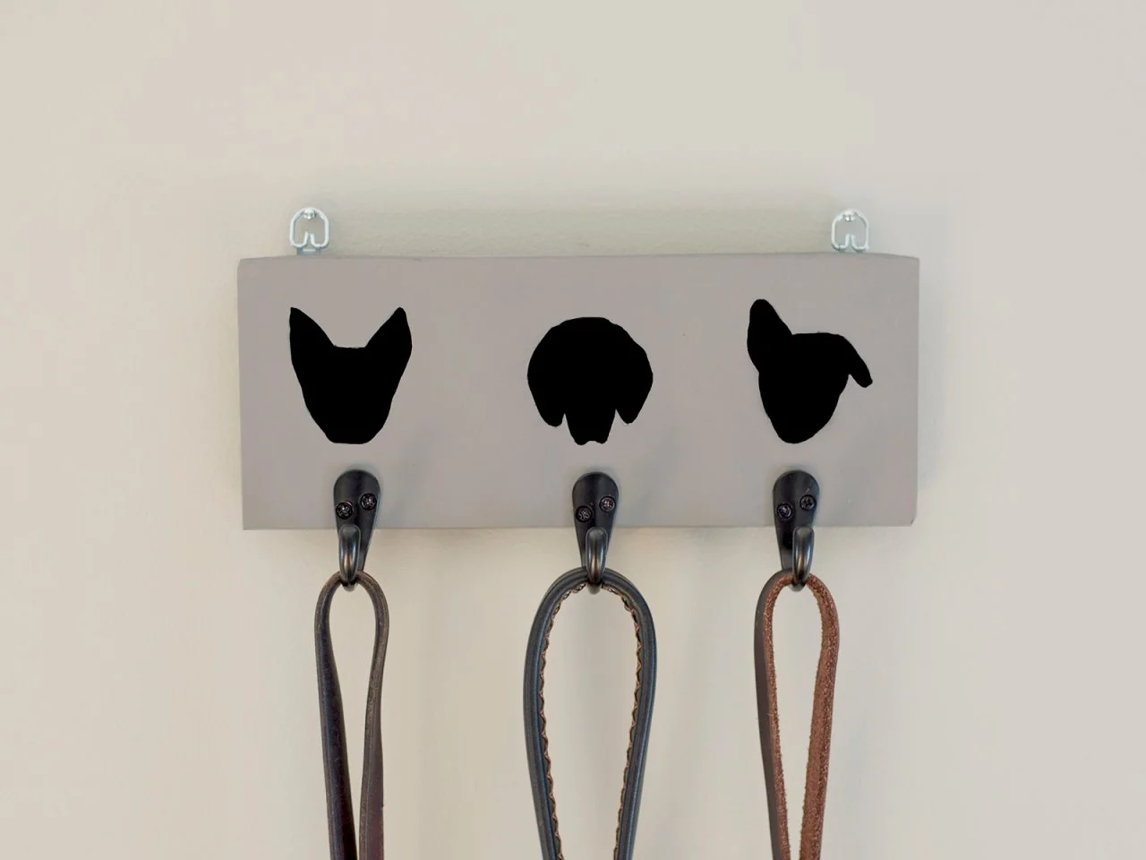 Pet leash holder top