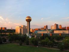 The Sunsphere in Knoxville, Tennessee
