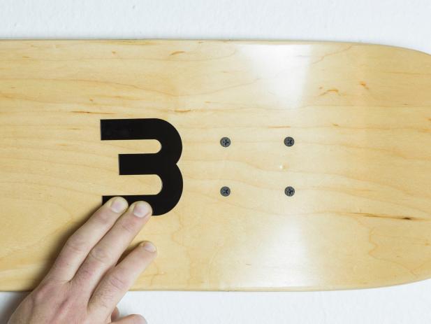Create a skateboard wall clock