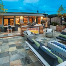 Rooftop Terrace Offers Additional Living Space