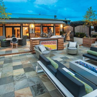 Rooftop Terrace Offers Additional Living Space