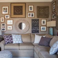 Gallery Wall in Family Room