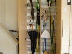Small Cleaning Supply Closet