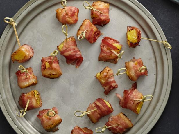 Bacon-Wrapped Pineapple Bites