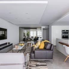 Modern Open Concept Living Room