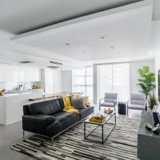  Modern Open Concept Living Room