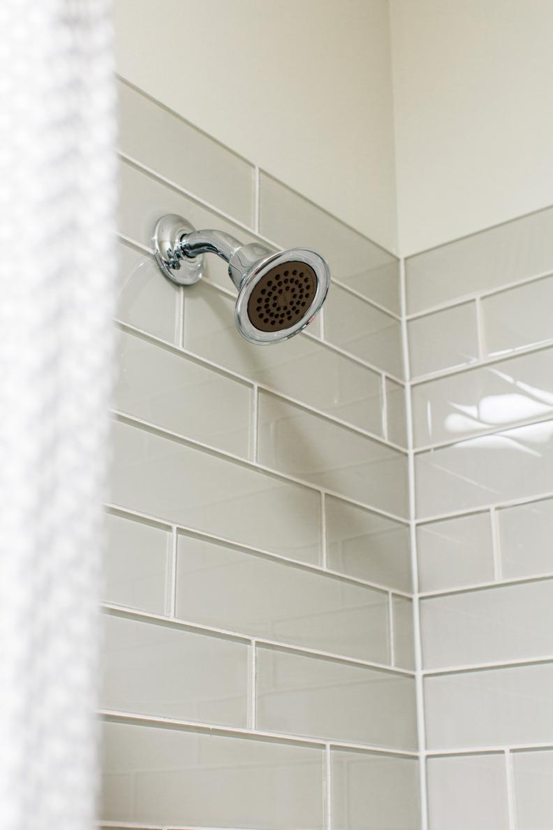 HGTV Smart Home 2016 Shower Head in Hallway Bathroom