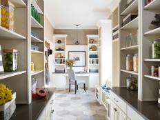 Smart Home 2016 Pantry With Open and Closed Storage