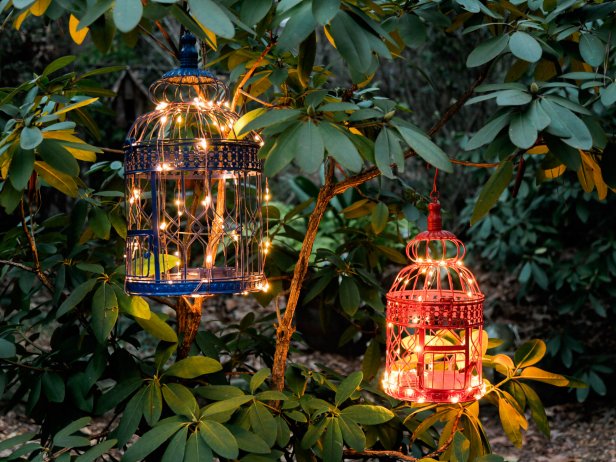 Easily Turn a Birdcage Into a Remote-Control Lantern | HGTV