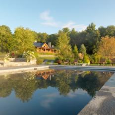 Rustic Swimming Pool on Vermont Hillside