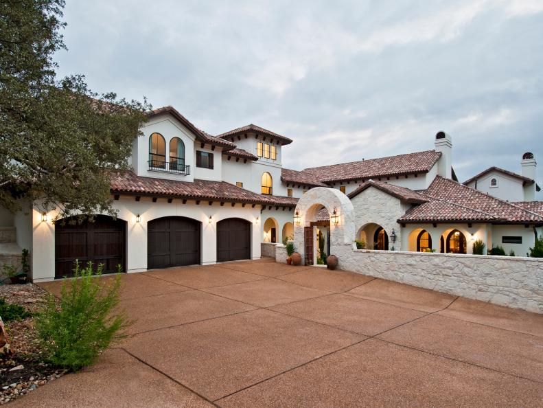 Spanish-Style House and Garage