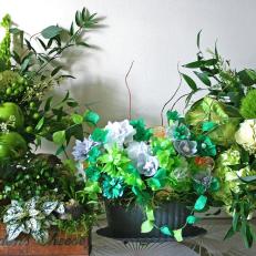 Easy DIY St. Patrick's Day Flower Arrangements
