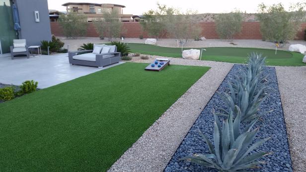 Modern Desert Backyard | HGTV