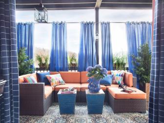 Create a Colorful, Comfortable Spot Outside That's Fun for the W