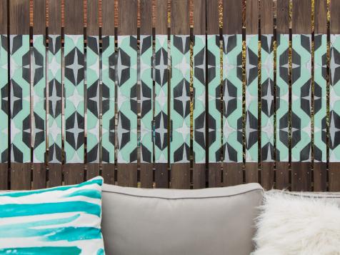 Update Your Fence With a Colorful Mural