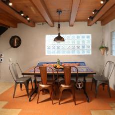 Color Adds Warmth, Interest to Open Dining Room