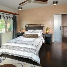 Eclectic Mix, Custom Touches Blend in Boho Bedroom
