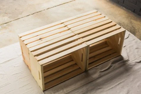 Make a Mobile Outdoor Coffee Table From Wooden Crates HGTV