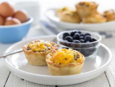 It’s pizza...for breakfast. The best of two worlds collide for this quick and easy muffin tin recipe.