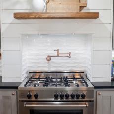 Gas Stove in Remodeled Kitchen