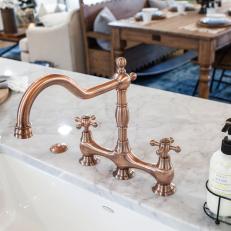 Copper Faucet in Renovated Kitchen